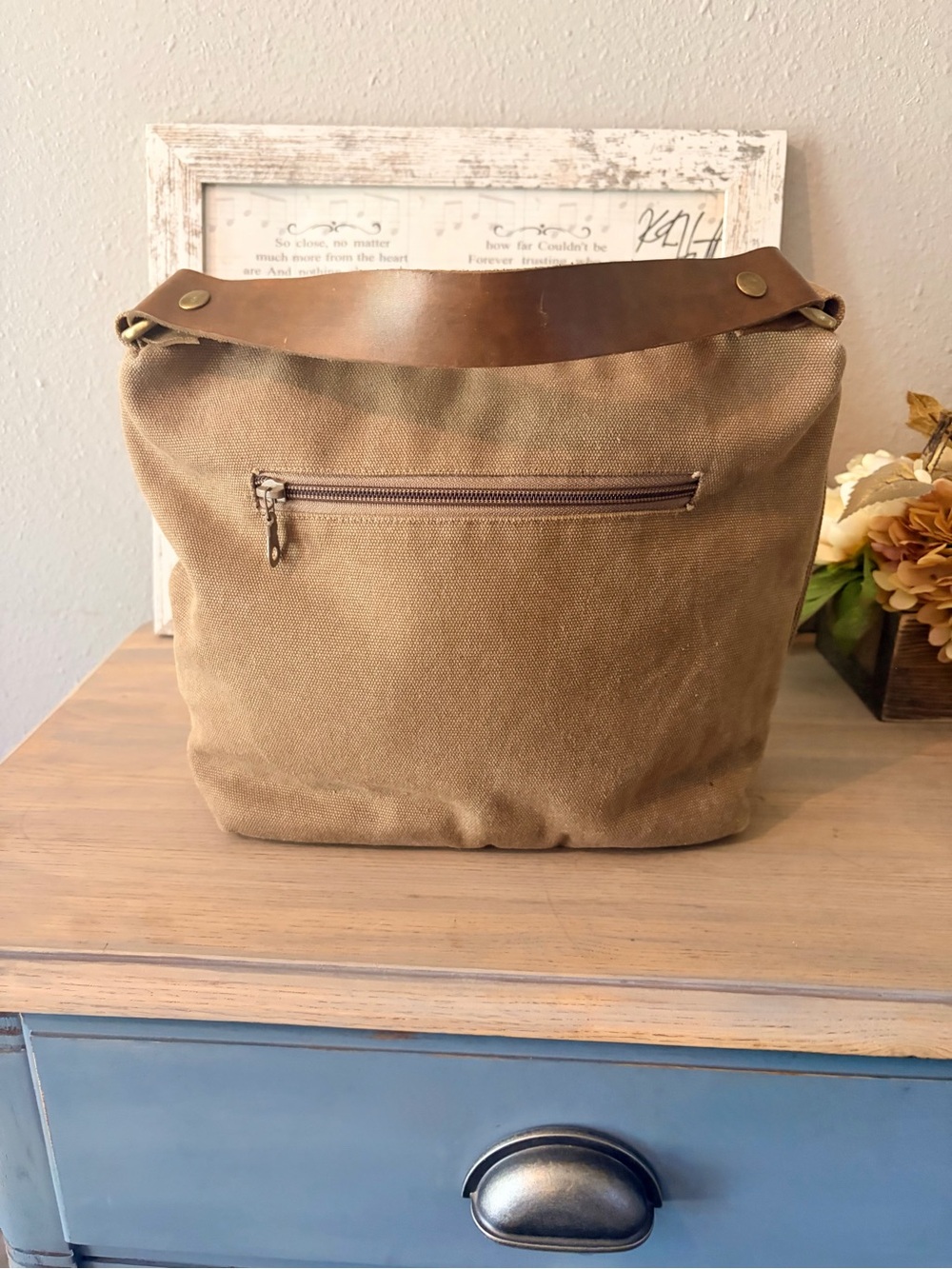 Meridian Lee Artisan Canvas Hobo Bag